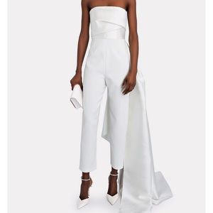COPY - Solace London Harlow Draped Satin Jumpsuit